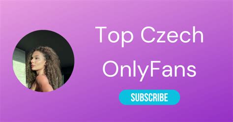 Top 10 Czech OnlyFans & Hottest Czech OnlyFans Nudes